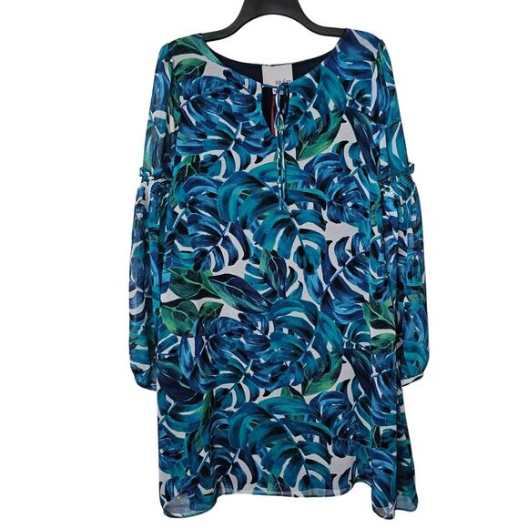 New Anthropologie Parterre Swing Mini Dress By Chloe Oliver Effortless $188 XS - Picture 2 of 4